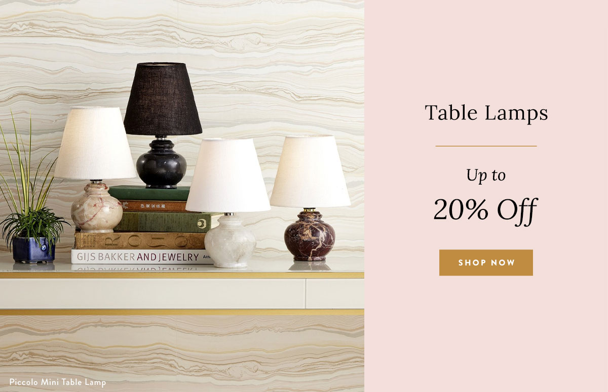 Table Lamps - Up to 20% Off