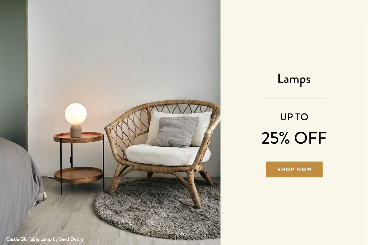 Lamps - Up to 25% Off