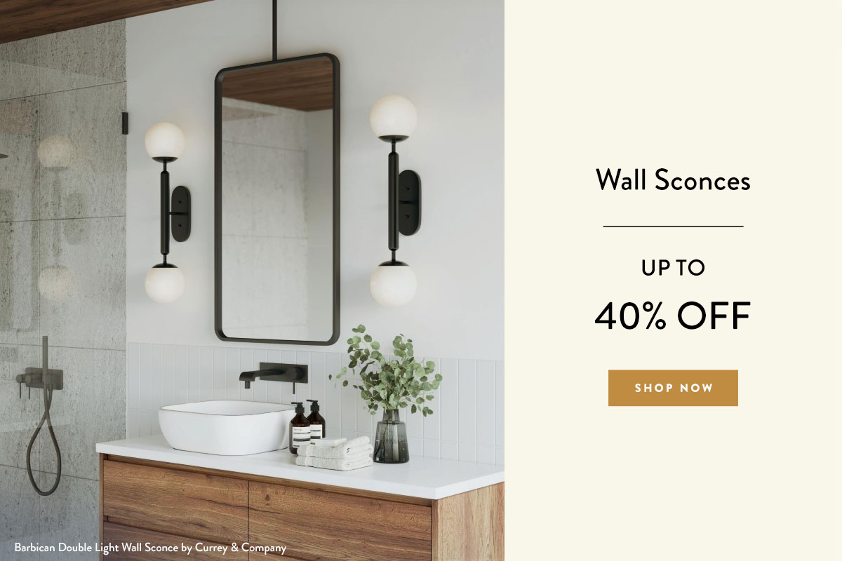 Wall Sconces - Up to 40% Off