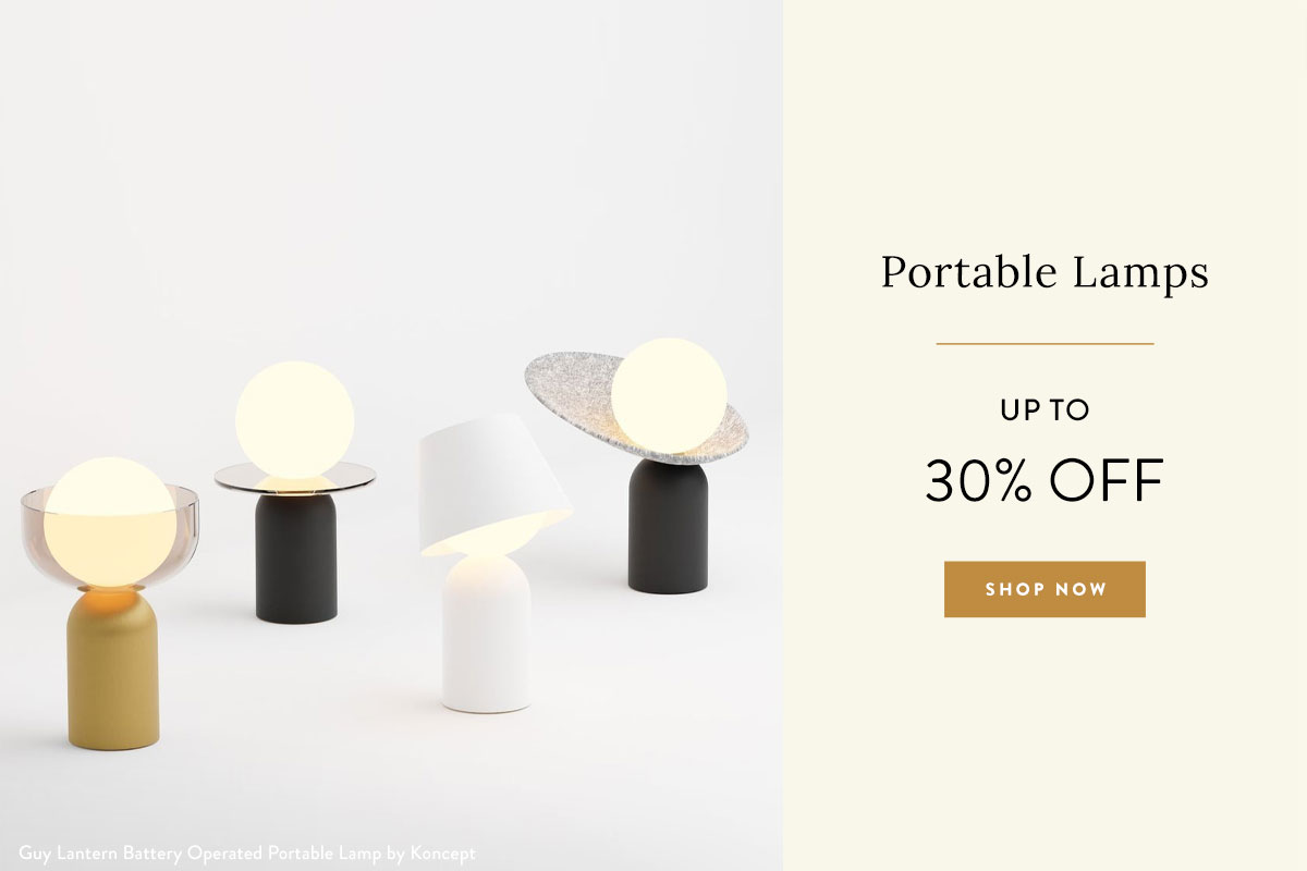 Portable Lamps - Up to 30% Off