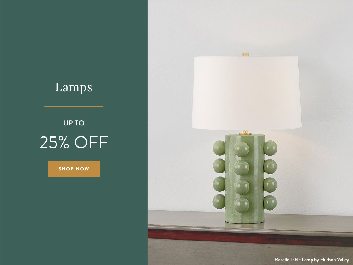 Lamps - Up to 25% Off