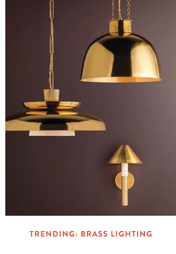 Trending: Brass Lighting